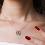 Load image into Gallery viewer, Dual Charm Roman Numeral Necklace