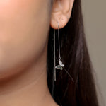 Load image into Gallery viewer, Aadhi Chamkili Titli Sui Dhaga Earrings