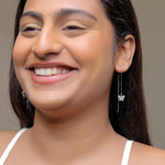 Load image into Gallery viewer, Chamakti Titli Sui Dhaga Earrings