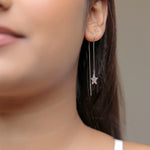 Load image into Gallery viewer, Chamakta Sitara Sui Dhaga Earrings