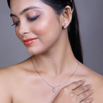 Load image into Gallery viewer, Circle of Elegance Pendent Set