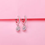 Load image into Gallery viewer, Cushion-Cut Drop Bali Earrings