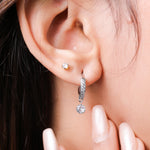 Load image into Gallery viewer, Dazzling Drop Bali Earrings