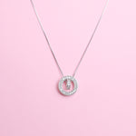 Load image into Gallery viewer, Dual Charm Roman Numeral Necklace