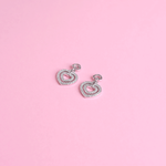 Load image into Gallery viewer, Elegant Heart Drop Earrings
