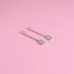 Load image into Gallery viewer, Emerald Dangle Earrings