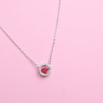 Load image into Gallery viewer, Eternal Ruby Circle Necklace