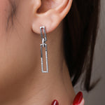 Load image into Gallery viewer, Geometric Dangle Earrings