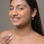 Load image into Gallery viewer, Heart Drop Bali Earrings