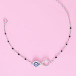 Load image into Gallery viewer, Infinity Evil Eye Mangalsutra Bracelet