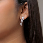 Load image into Gallery viewer, Luxe Leaf Dual Earrings