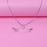 Load image into Gallery viewer, Round Solitaire Pendant Set