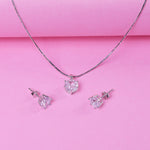 Load image into Gallery viewer, Round Solitaire Pendant Set