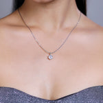 Load image into Gallery viewer, Round Solitaire Pendant Set