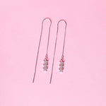 Load image into Gallery viewer, Sitaron Ki Ladi Sui Dhaga Earrings