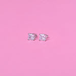 Load image into Gallery viewer, Square Solitaire Pendant Set