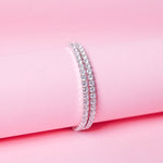 Load image into Gallery viewer, Twin Spark Tennis Bracelet