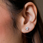 Load image into Gallery viewer, Solitaire Crystal Studs Earrings