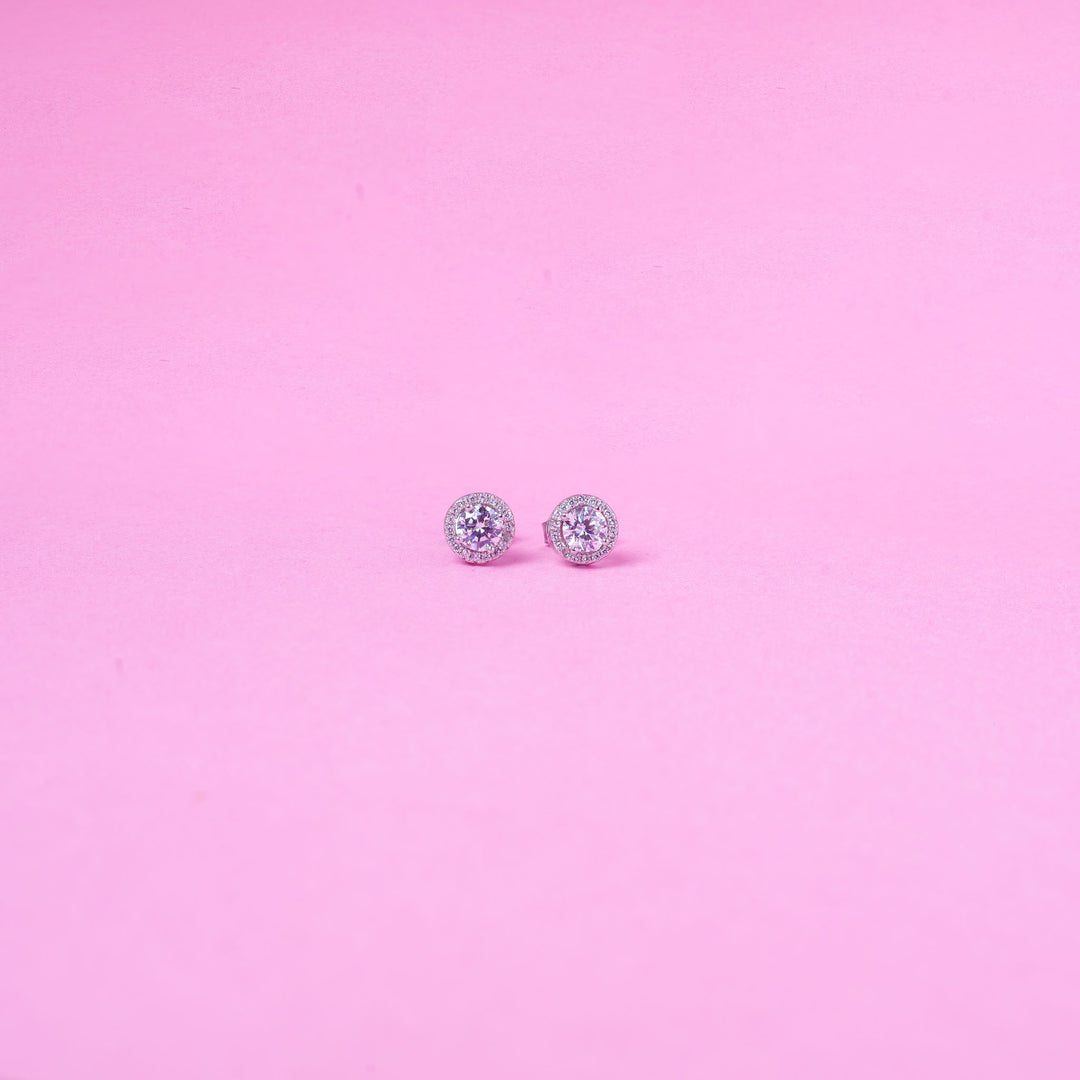 Classic Halo Pendent Set