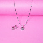 Load image into Gallery viewer, Dazzling Heart Grid Pendent Set
