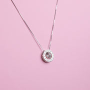 Dual Charm Roman Numeral Necklace