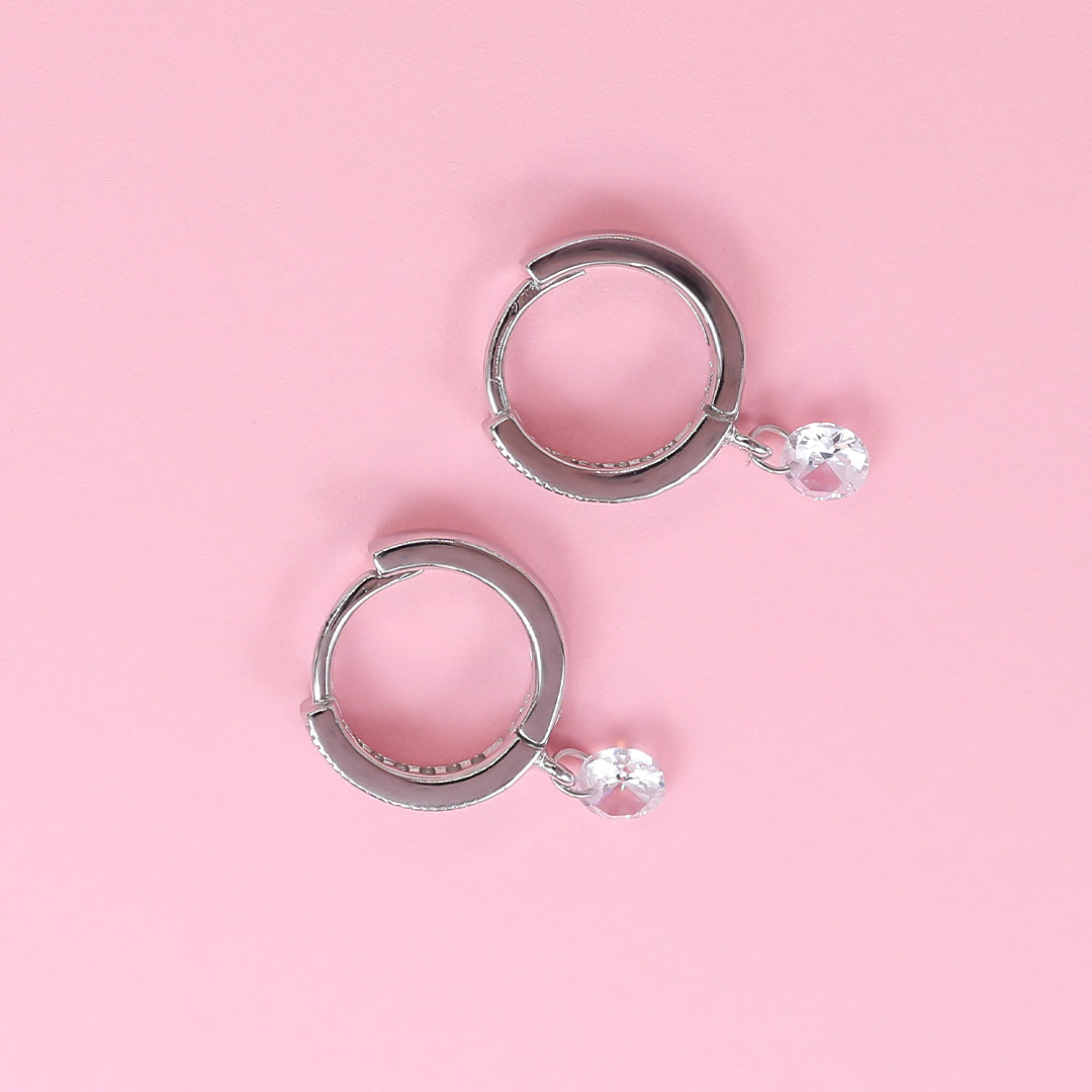 Pave Crystal Drop Bali