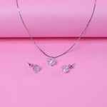 Load image into Gallery viewer, Round Solitaire Pendant Set
