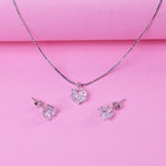 Load image into Gallery viewer, Round Solitaire Pendant Set
