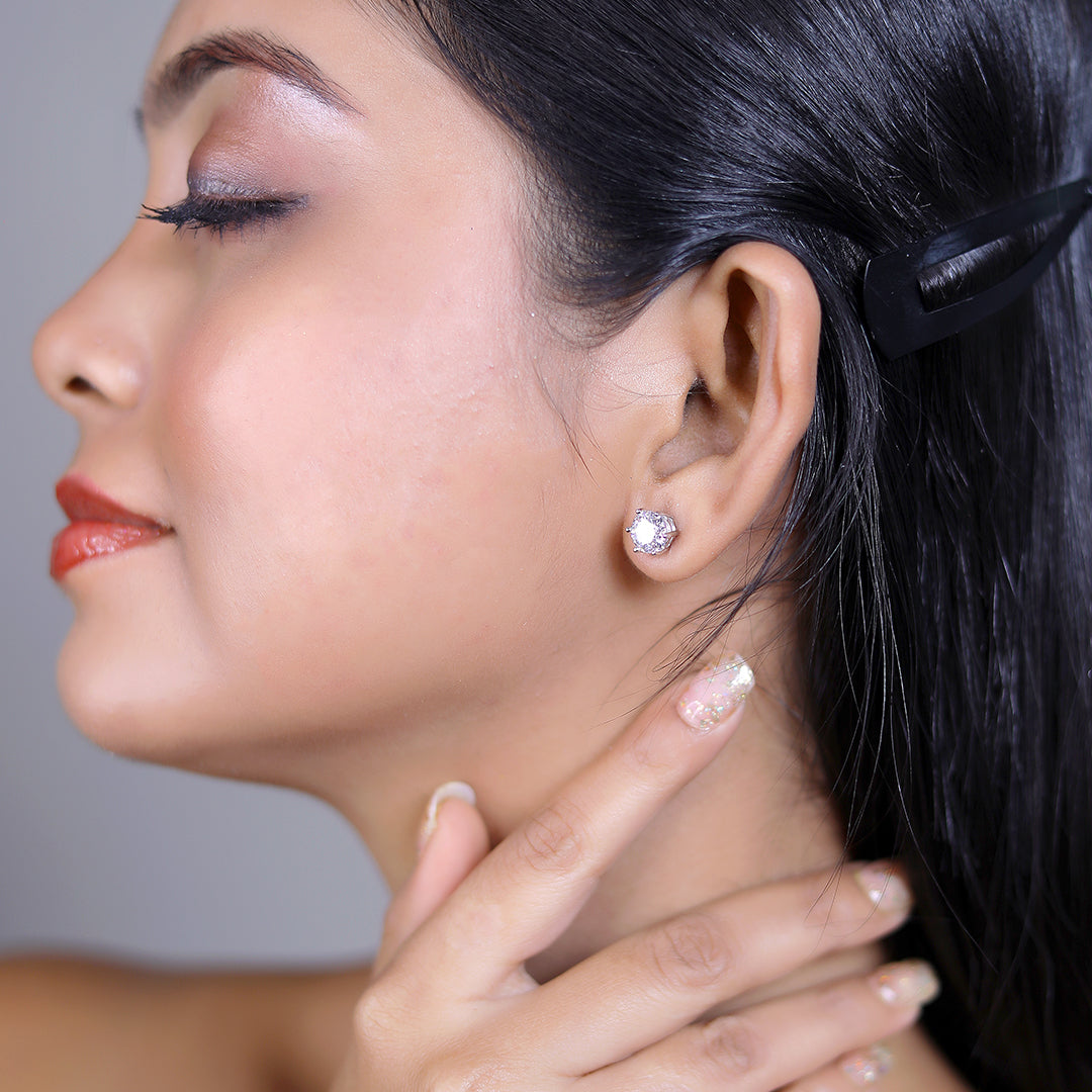 Round Solitaire Pendant Set