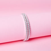 Twin Spark Tennis Bracelet