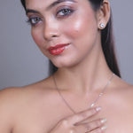 Load and play video in Gallery viewer, Round Solitaire Pendant Set